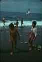 Children on a beach