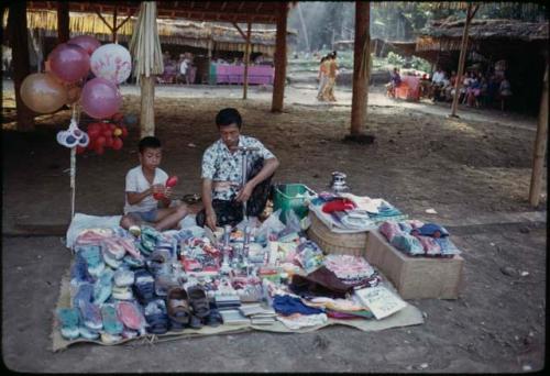 A street vendor