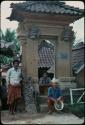 Ornamented stone gate