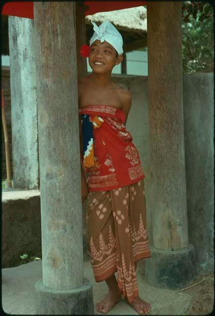 Boy in traditional clothing