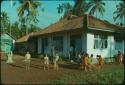 Children outside a school