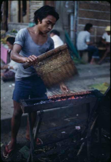 Preparing food