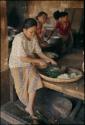 Woman preparing food