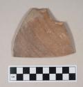 Buff bodied earthenware body sherd, with red slip