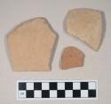 Red bodied earthenware body sherds, unslipped