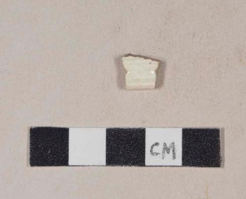 Molded creamware rim sherd