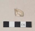 Burned, undecorated refined earthenware body sherd