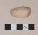 Unsmoked pipe bowl fragment with possible rouletted rim