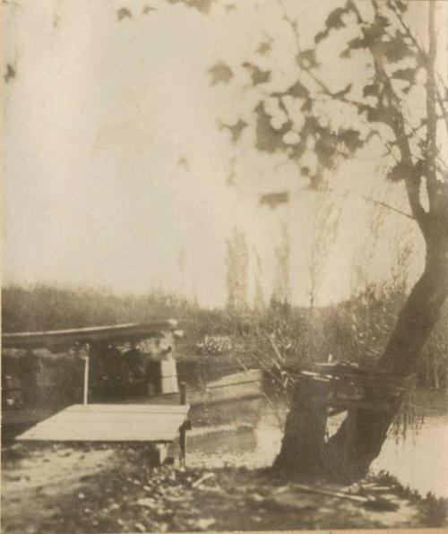 A dock on water