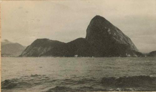 Steep rocks rising from the ocean