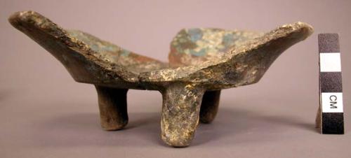 Fragment of tripod dish