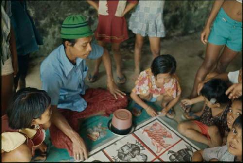 Adults and children gambling