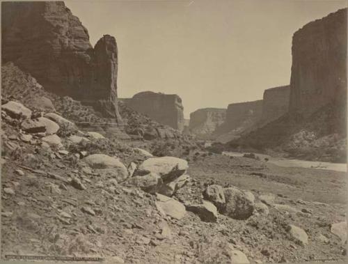 Powell Expeditions, view of Canyon De Chelly looking east
