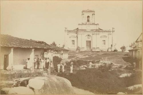 Teobert Maler's trip from Acapulco to Tehuantepec, possibly the town of Santiago Jamiltepec