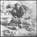 "Gao Medicine" cutting up meat