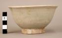 Light celadon bowl with high foot