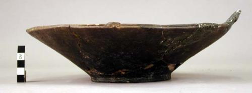 Black burnished bowl