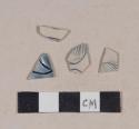 Scratch blue white salt glazed stoneware body sherds