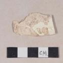 Molded creamware rim sherd