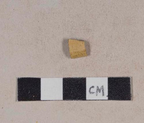 Staffordshire slipware rim sherd