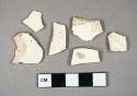 Ceramic, earthenware, 2 pearlware; 26 creamware, body sherds