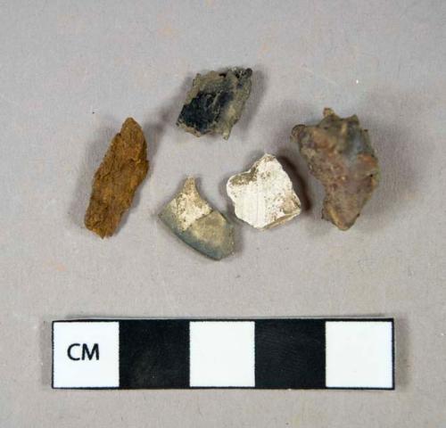 Organic, coal ash and slag fragments