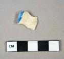Ceramic, earthenware, whiteware, blue and white transfer print fragment