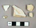 Ceramic, refined earthenware, whiteware and unglazed body and rim sherds