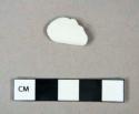 Ceramic, refined earthenware, whiteware rim sherd