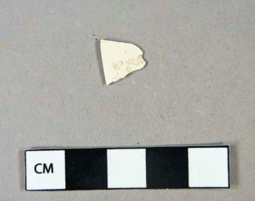 Ceramic, refined earthenware, creamware body sherd