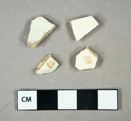 Ceramic, refined earthenware, pearlware and creamware body sherds