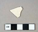 Ceramic, refined earthenware, unglazed body sherd