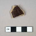 Stoneware, Albany slip sherd