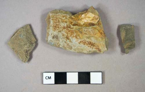 Raw material, stone, slate fragments