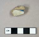 Ceramic sherd, Rhenish stoneware, gray and blue