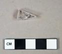 Glass, clear bottle fragment