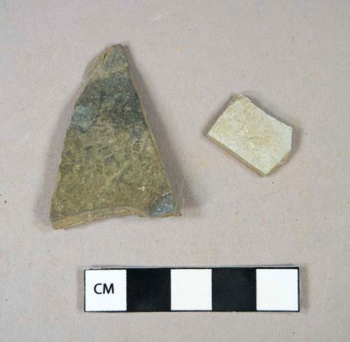 Stone, slate fragments