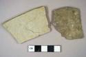 Slate fragments, possible roofing tile