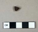 Ceramic, earthenware, brown glaze stoneware body sherd, possible American brown