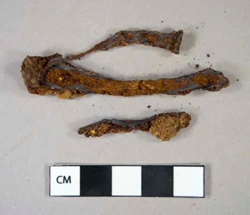 Ferrous metal, nail fragments, including cut nails