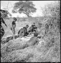 Group of men working and talking together