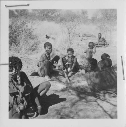 Group of people participating in a choa ceremony