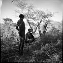 //Ao (son-in-law of "Old /Gaishay") and another man gathering wood