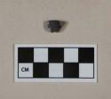Black lead glazed redware vessel fragment