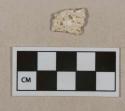 White plaster fragment, inclusions