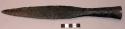 Iron spear head used in bear hunting