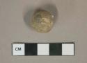 Lead alloy musket ball, corroded