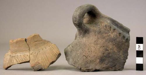 4 sherds of domestic vessels