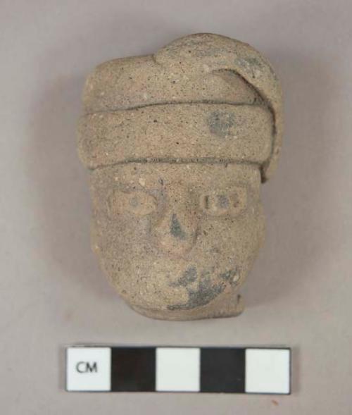 Head of terracotta figure