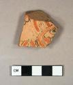 6 fine line polychrome body potsherds